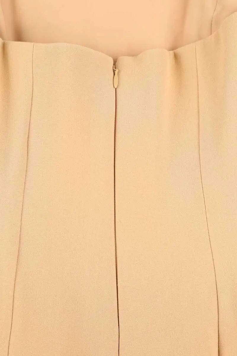 Top sans manche Versace Beige en Synthétique