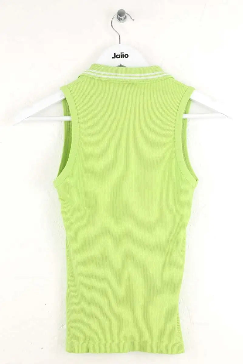 Top sans manche Versace Vert en Coton