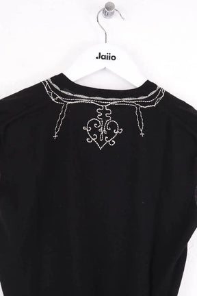 Top sans manche Yves Saint Laurent Noir en Laine