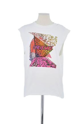 Top sans manche Zadig & Voltaire Blanc en Coton, taille M - Seconde Main