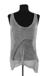 Top sans manche Zadig & Voltaire Gris en Viscose, taille M - Seconde Main