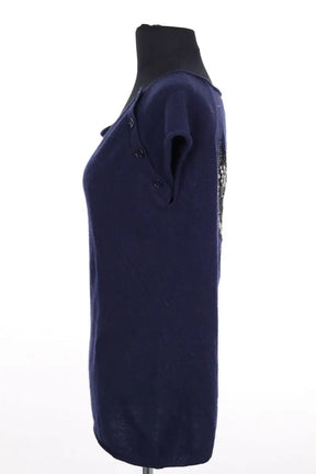 Top sans manche Zadig & Voltaire Marine en Cachemire