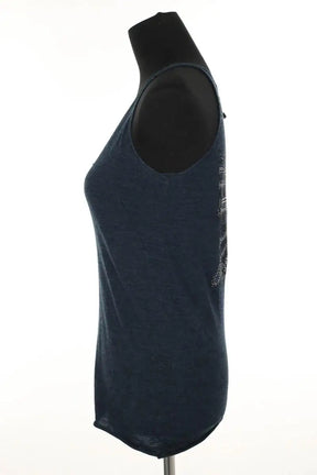 Top sans manche Zadig & Voltaire Marine en Laine