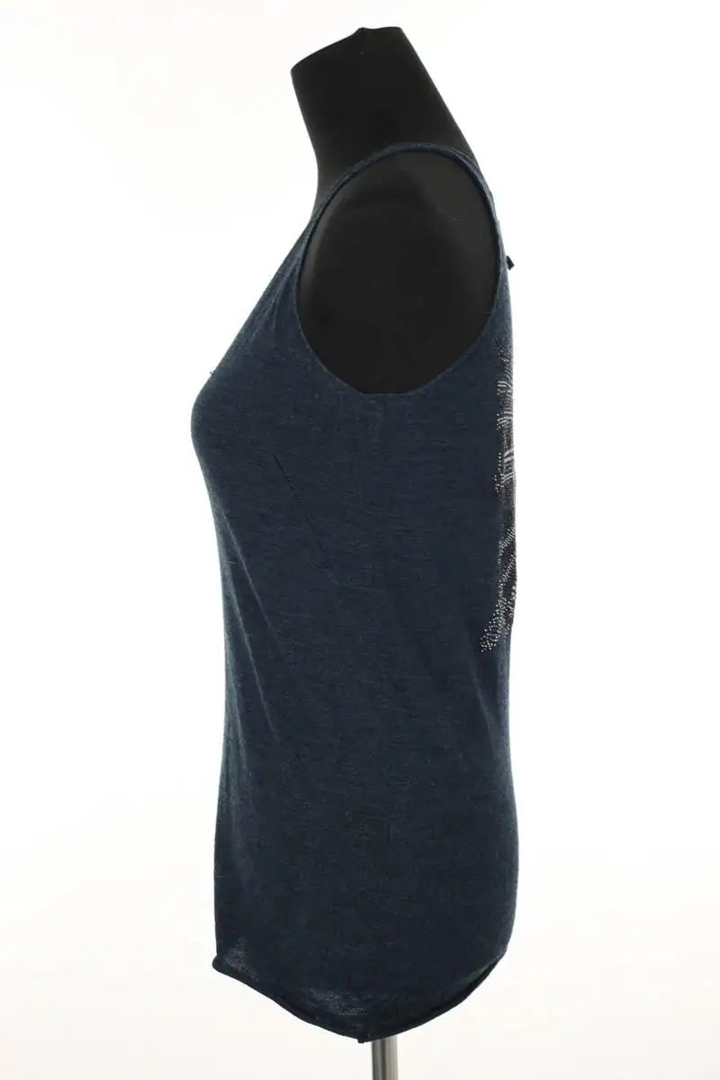 Top sans manche Zadig & Voltaire Marine en Laine