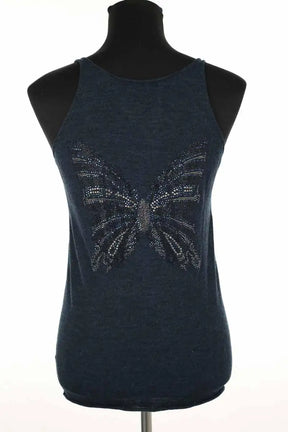 Top sans manche Zadig & Voltaire Marine en Laine