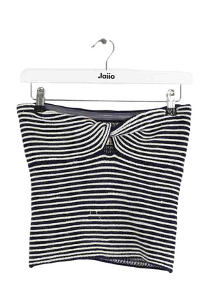 Top sans manche Zadig & Voltaire Marine en Laine, taille XS - Seconde Main