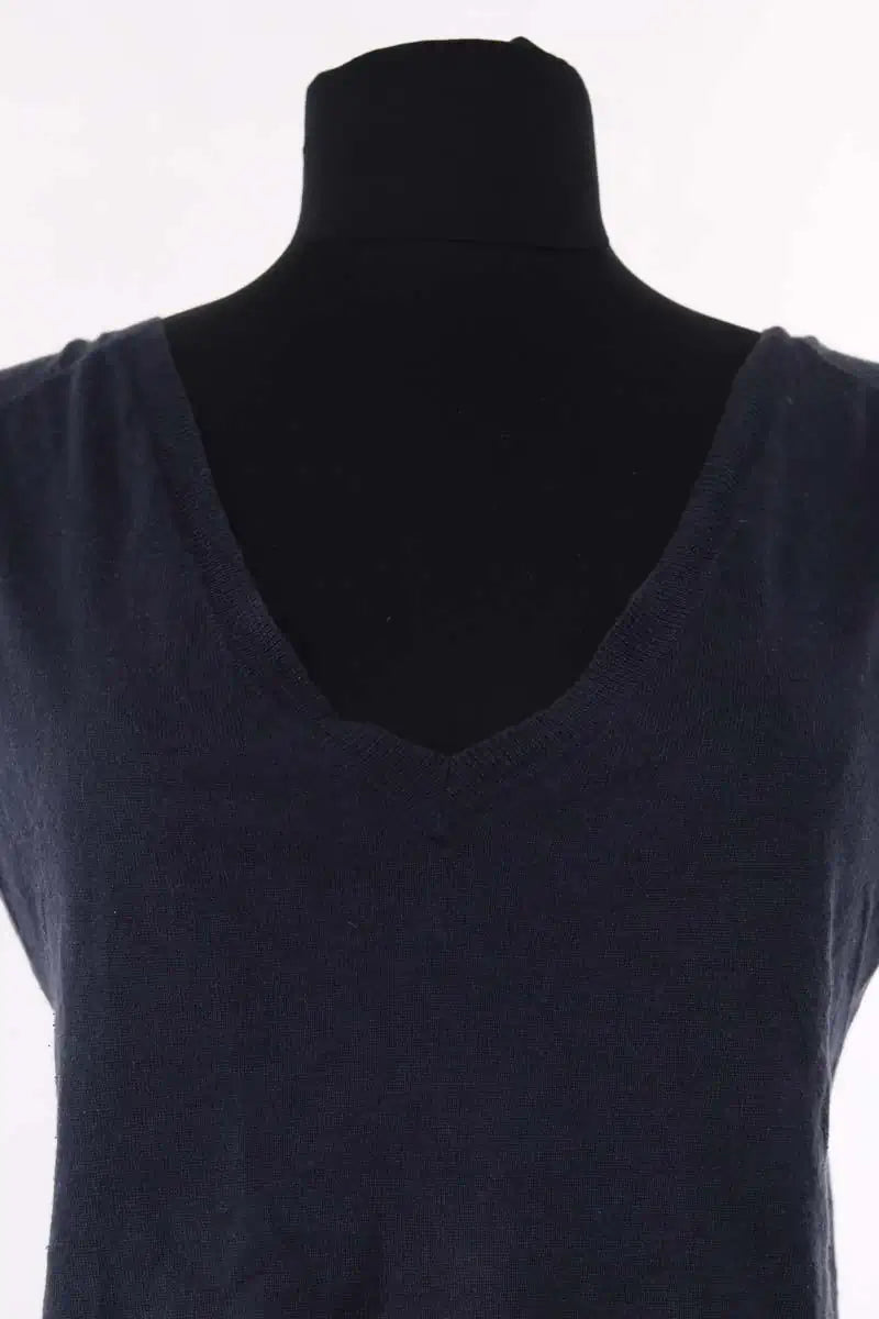 Top sans manche Zadig & Voltaire Marine en Soie