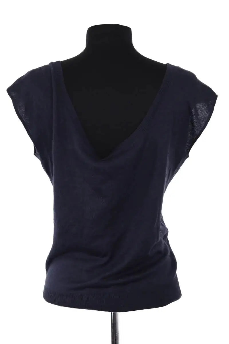 Top sans manche Zadig & Voltaire Marine en Soie