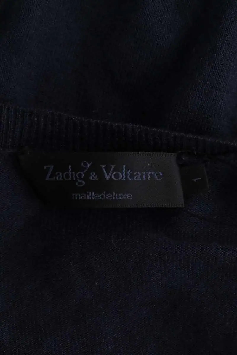 Top sans manche Zadig & Voltaire Marine en Soie