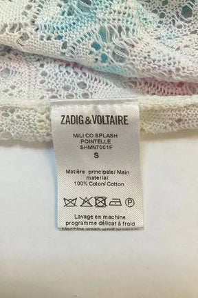 Top sans manche Zadig & Voltaire Multicolore en Coton