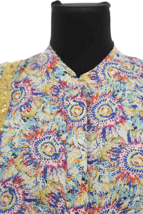 Top sans manche Zadig & Voltaire Multicolore en Soie