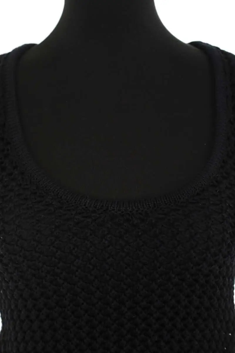 Top sans manche Zadig & Voltaire Nabya crochet Noir en Coton