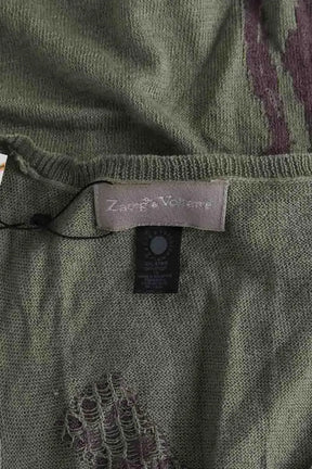 Top sans manche Zadig & Voltaire Vert en Lin