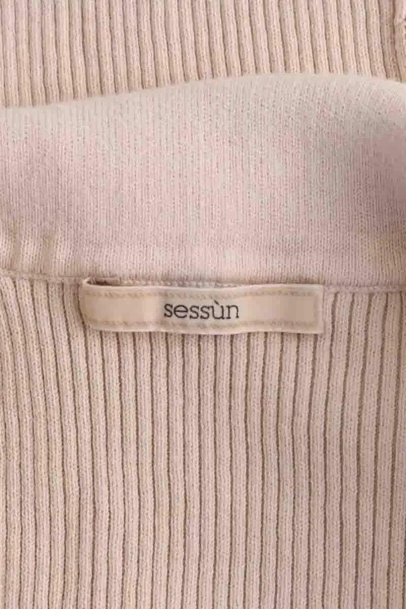 Top Sessun Jodi Ecru en Coton