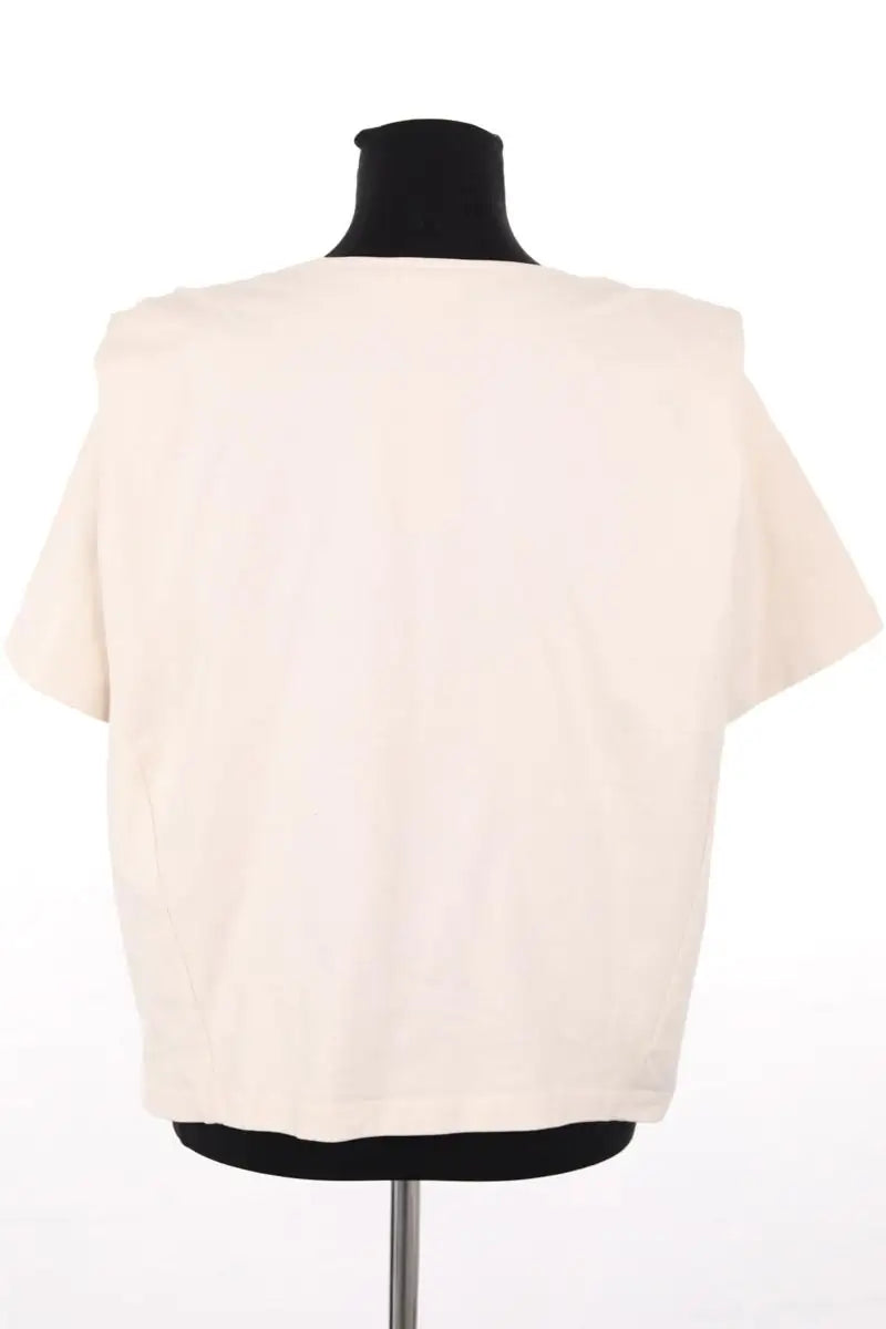 Top Sézane Beige en Coton