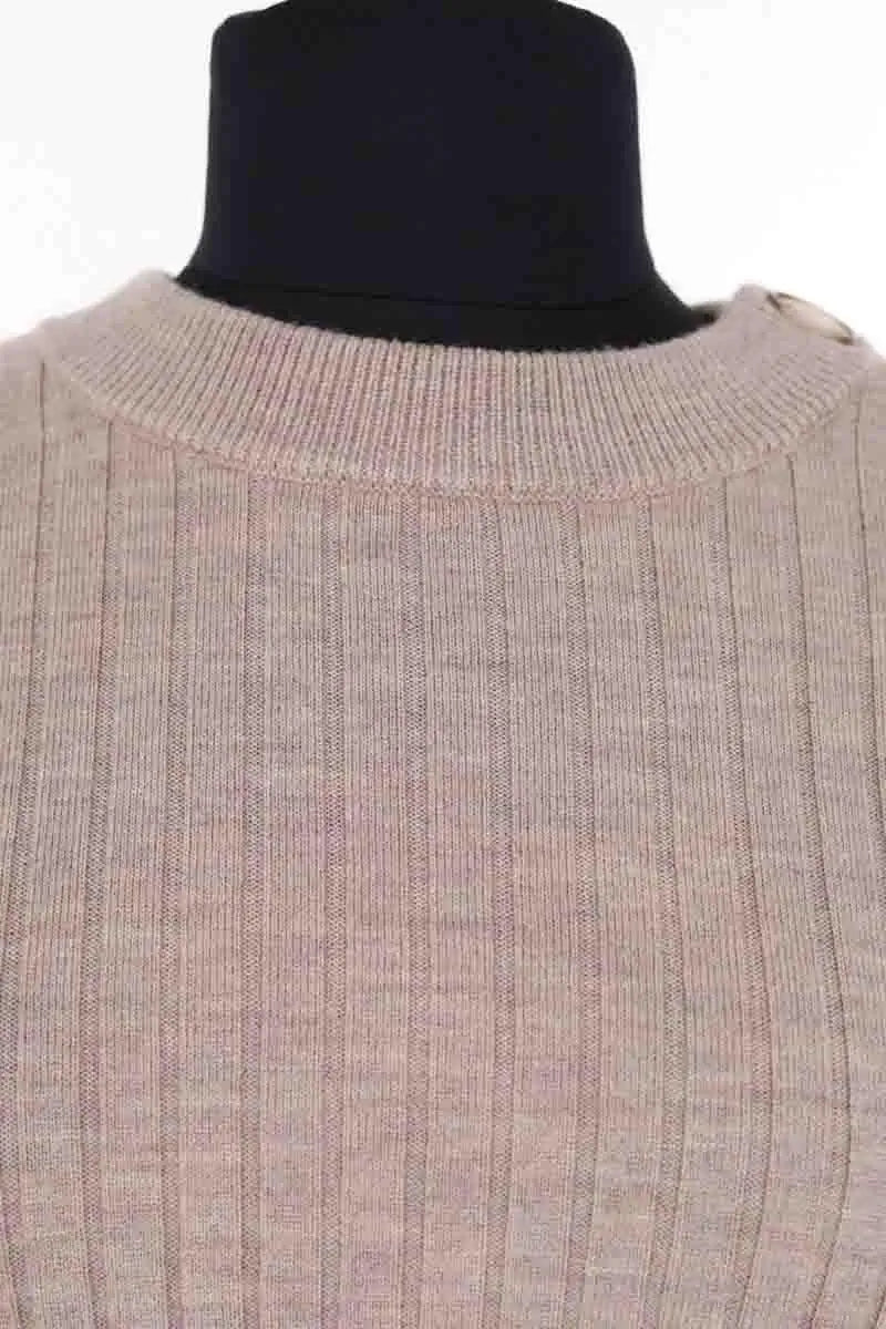 Top Sézane Beige en Laine