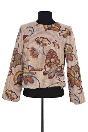 Top Sézane Beige en Synthétique, taille XS - Seconde Main