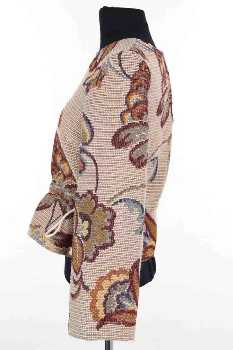 Top Sézane Beige en Synthétique