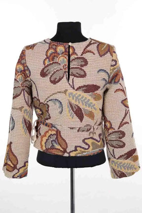 Top Sézane Beige en Synthétique