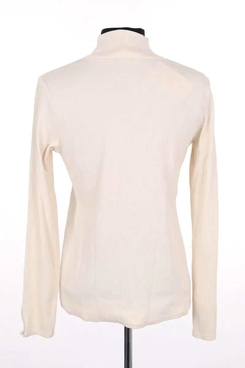 Top Sézane Ecru en Coton