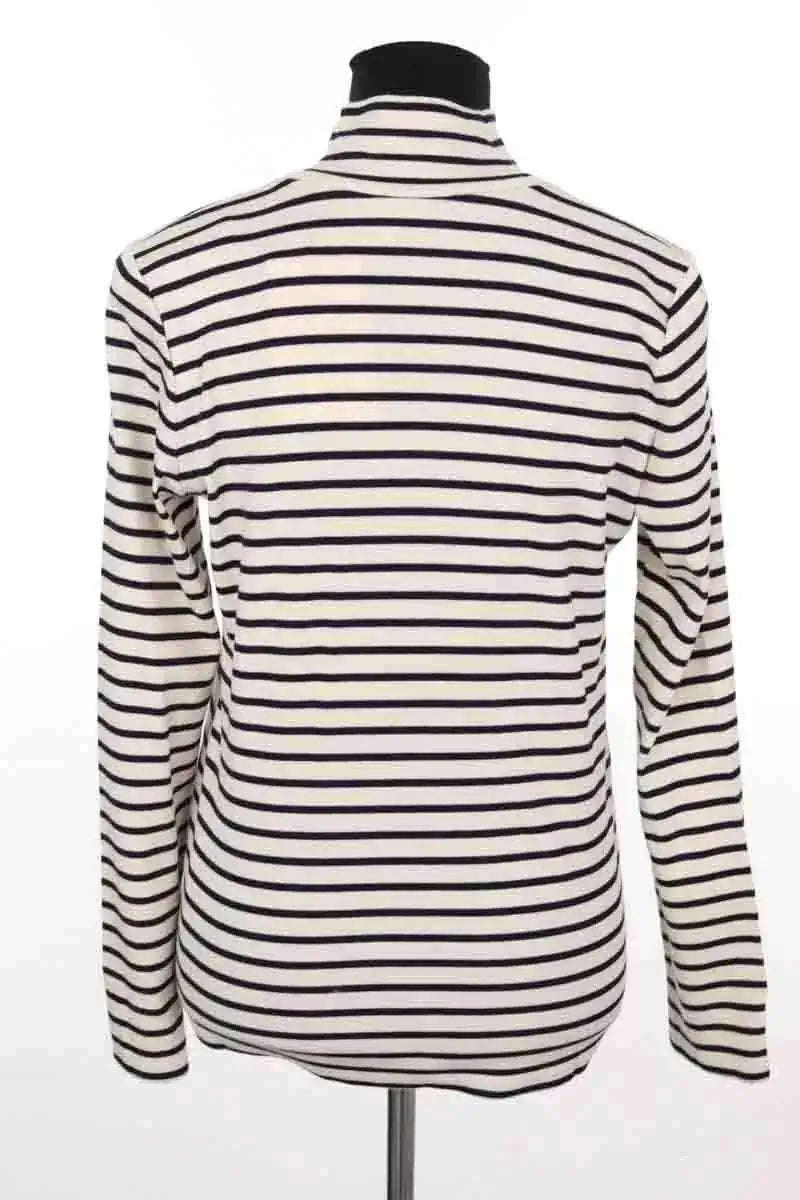 Top Sézane Felix Ecru en Coton