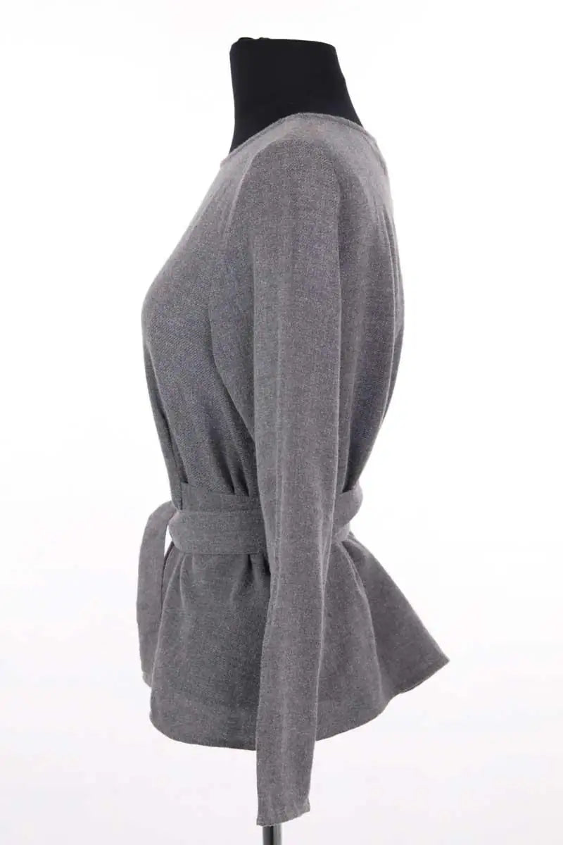 Top Sézane Gris en Coton