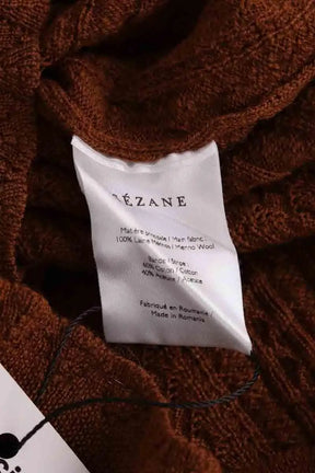 Top Sézane Marron en Coton