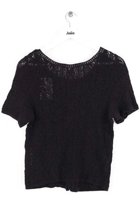 Top Sézane Noir en Coton
