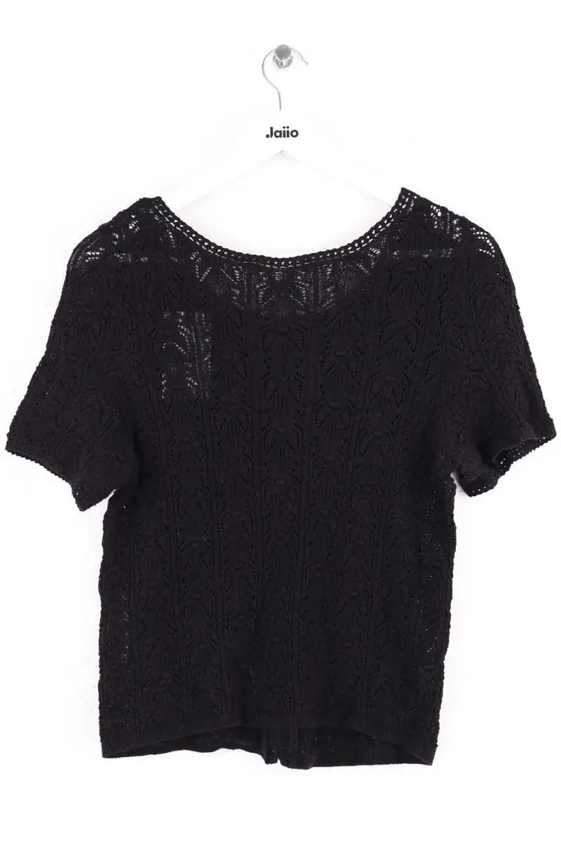 Top Sézane Noir en Coton