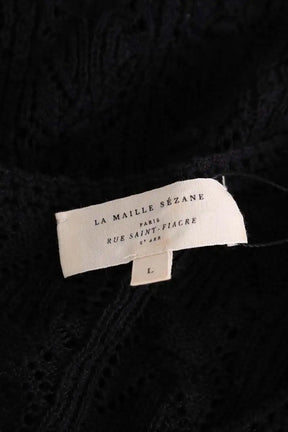 Top Sézane Noir en Coton
