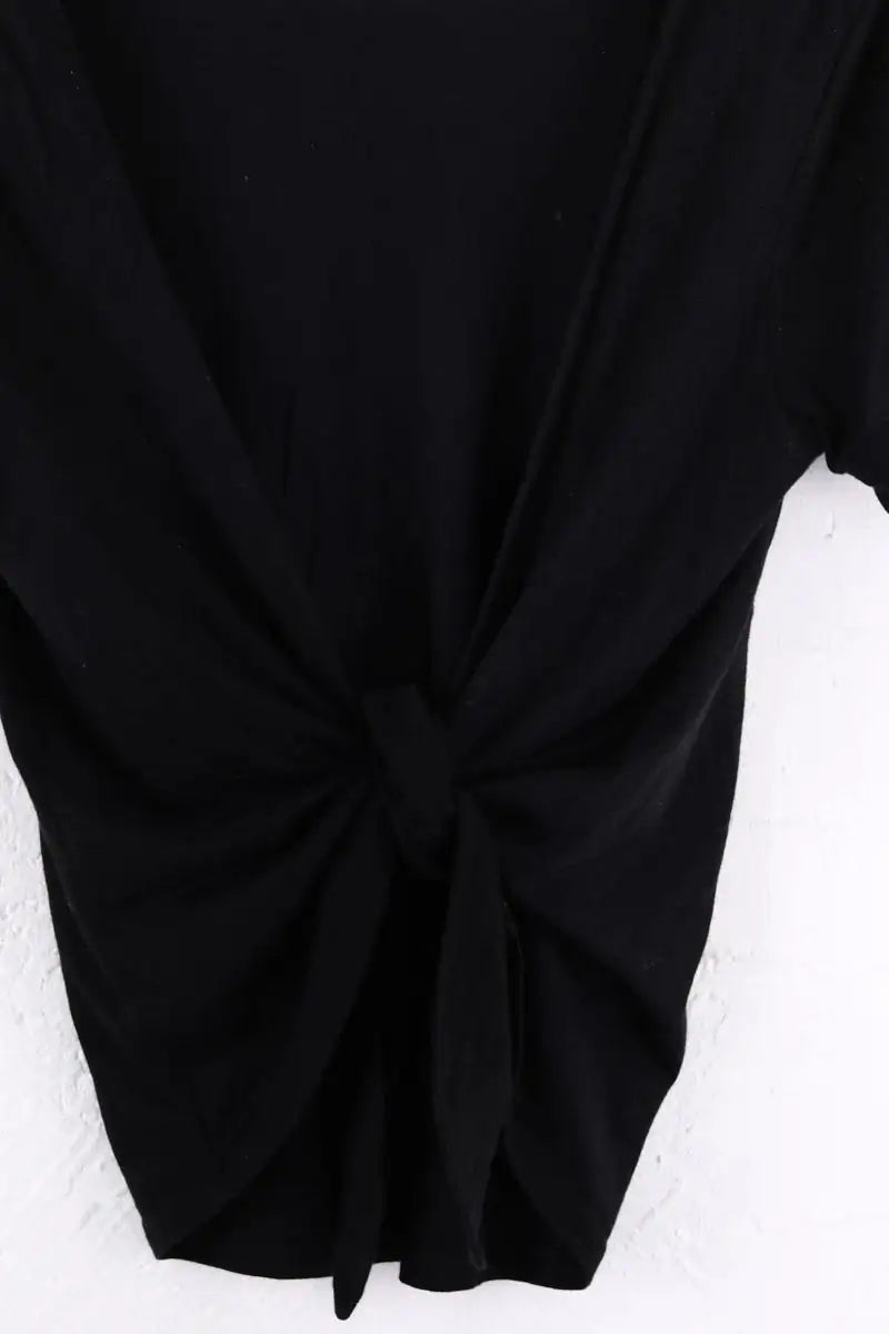 Top Sézane Noir en Coton