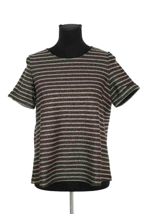 Top Sézane Noir en Viscose, taille S - Seconde Main