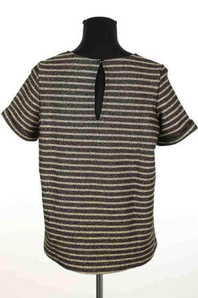 Top Sézane Noir en Viscose