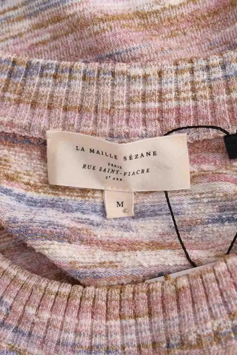 Top Sézane Rose en Viscose