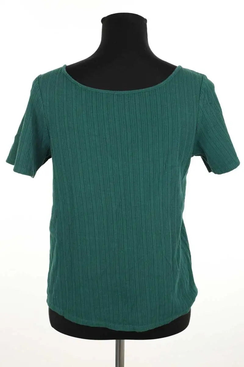 Top Sézane Vert en Coton