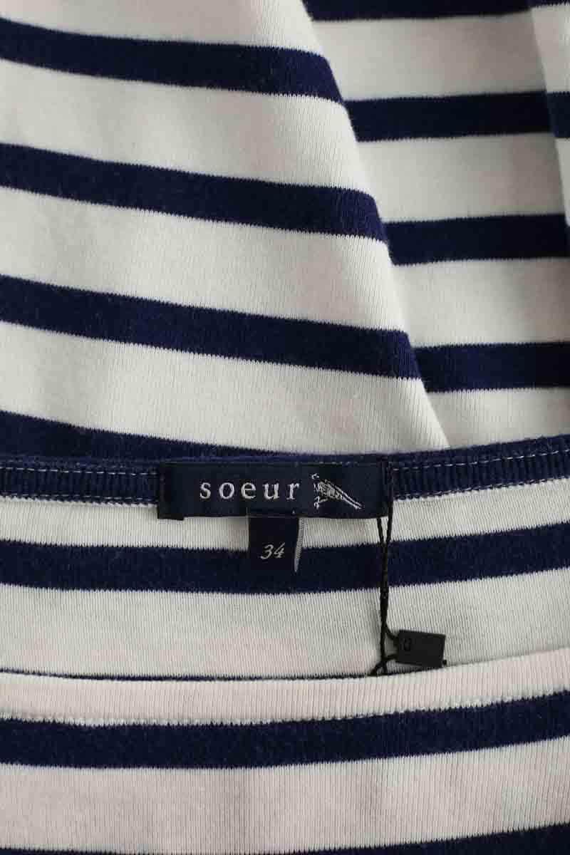 Top Soeur Blanc en Coton