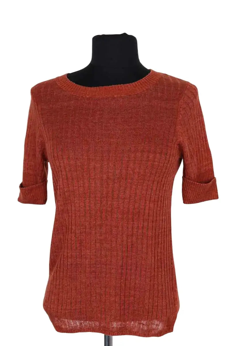 Top Soeur Camel en Lin, taille S - Seconde Main