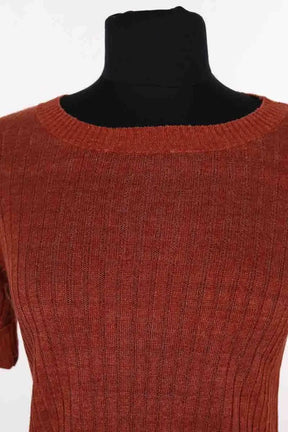 Top Soeur Camel en Lin