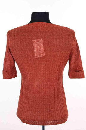Top Soeur Camel en Lin
