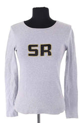 Top Sonia Rykiel Gris en Coton, taille M - Seconde Main