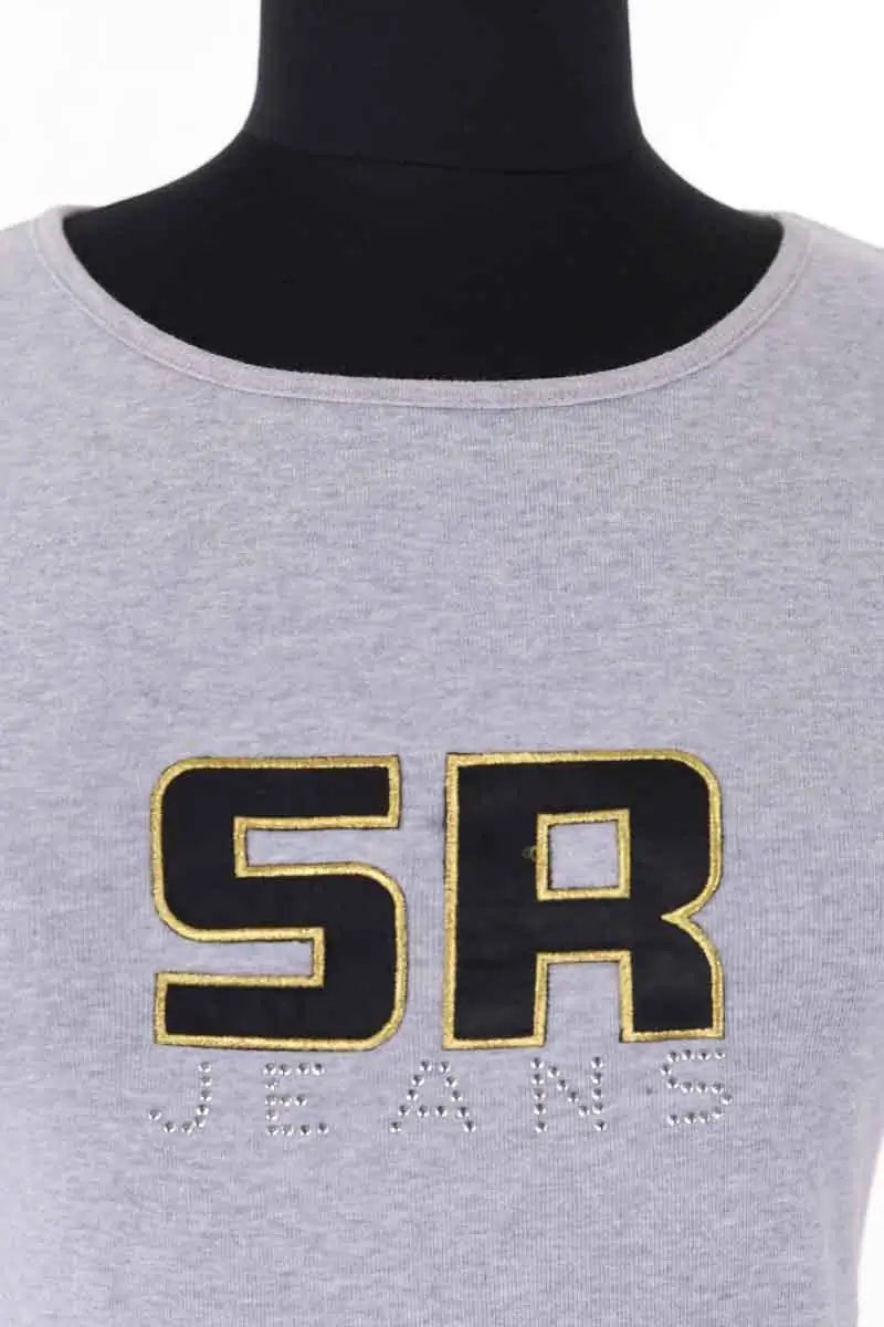 Top Sonia Rykiel Gris en Coton
