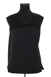 Top Sonia Rykiel Noir en Synthétique, taille L - Seconde Main