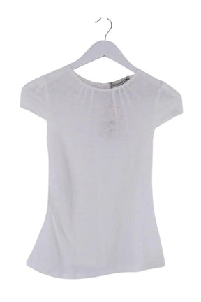 Top Tara Jarmon Blanc en Coton, taille S - Seconde Main