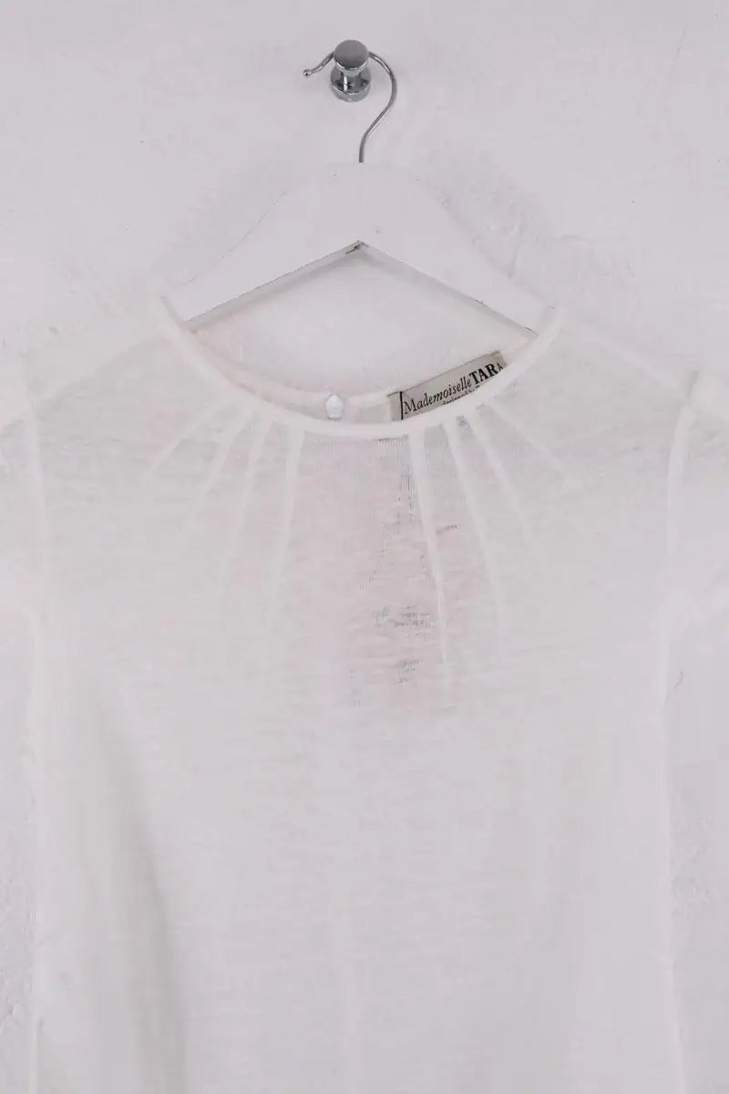 Top Tara Jarmon Blanc en Coton