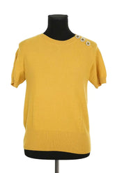 Top Tara Jarmon Jaune en Laine, taille M - Seconde Main