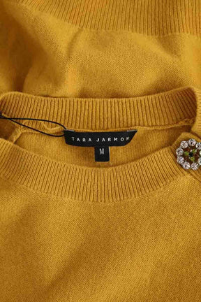 Top Tara Jarmon Jaune en Laine