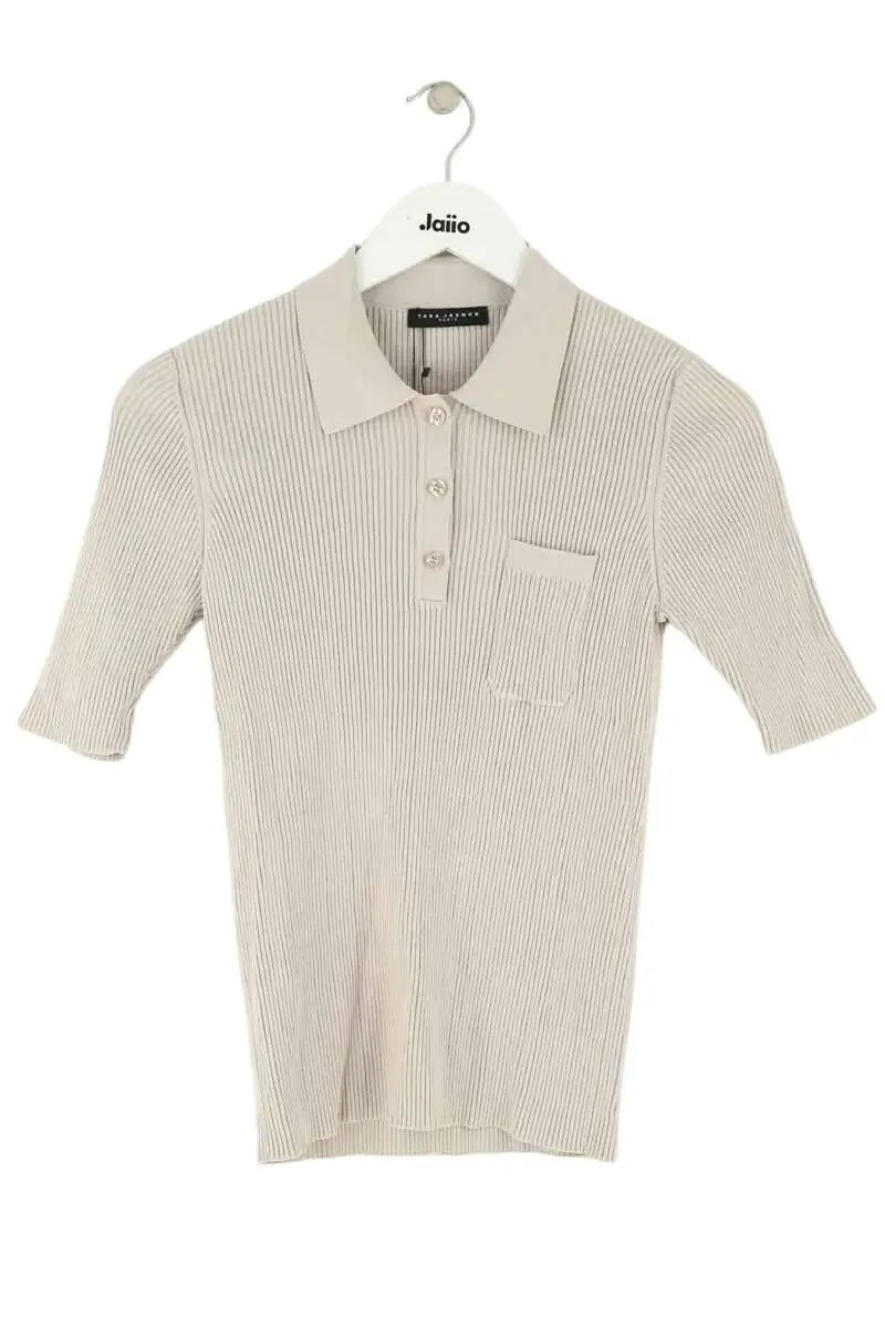 Top Tara Jarmon Pam Gris en Viscose, taille S - Seconde Main