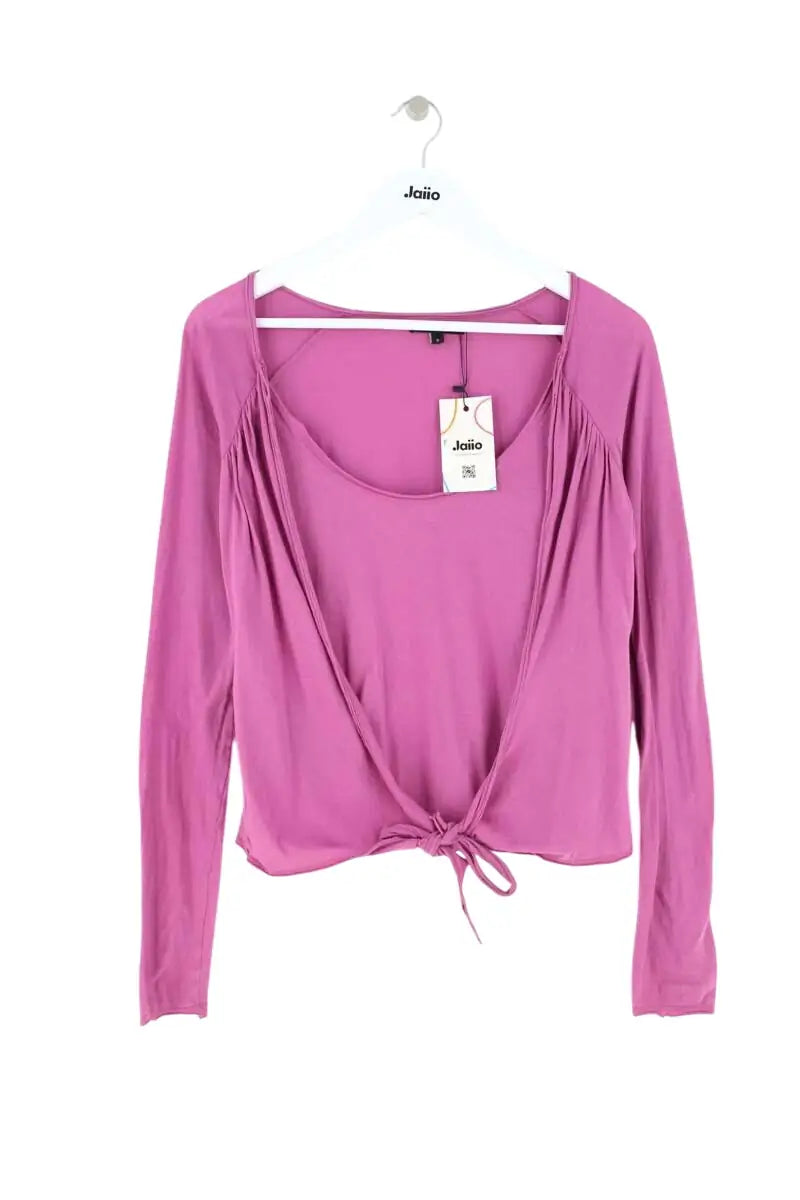 Top Tara Jarmon Violet en Coton, taille S - Seconde Main