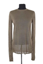 Top The Frankie Shop Kaki en Viscose, taille S - Seconde Main