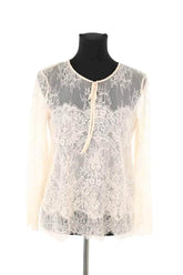 Top The Kooples Rose en Synthétique, taille S - Seconde Main